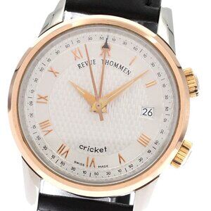 REVUE THOMMEN cricket 8317001 Date Silver Dial Hand Winding Men's Watch_882753